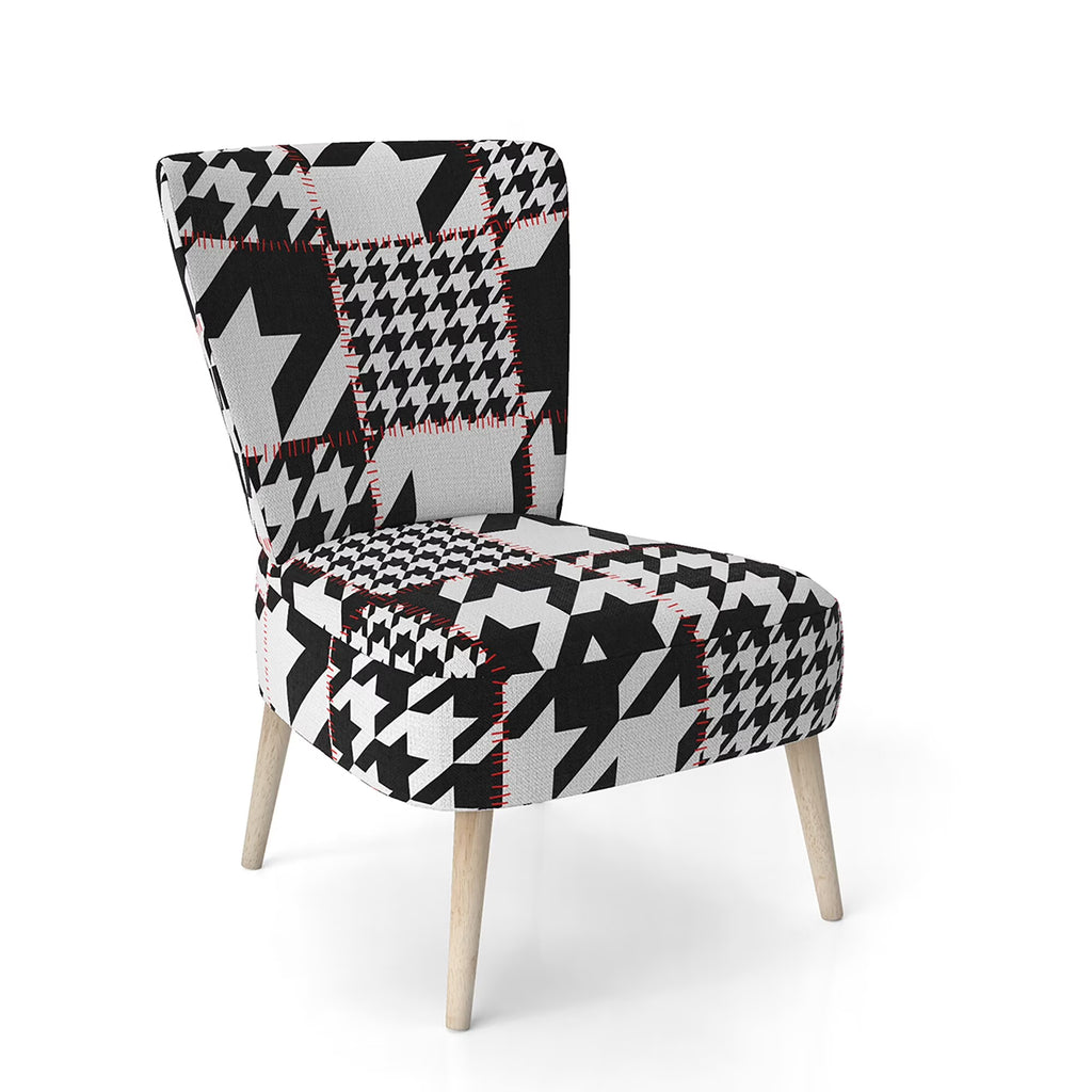 Upholstered Mid-Century Accent Chair Y47322