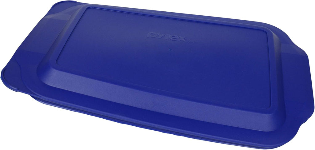 3qt Glass Baking Dish with Blue Lagoon Lid T989056