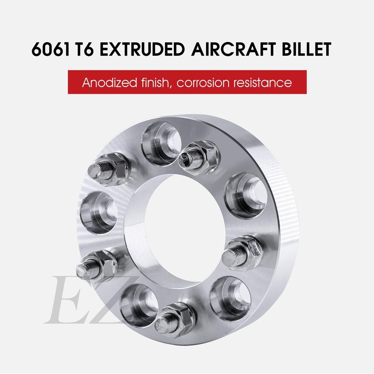 4 Wheel Adapters 5 Lug 4.5 Inch to 5 Lug 4.5 Inch 2 Inch Thick N80195