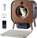 Extra Large Self Cleaning Automatic Cat Litter Box with Mat & Liner M8130