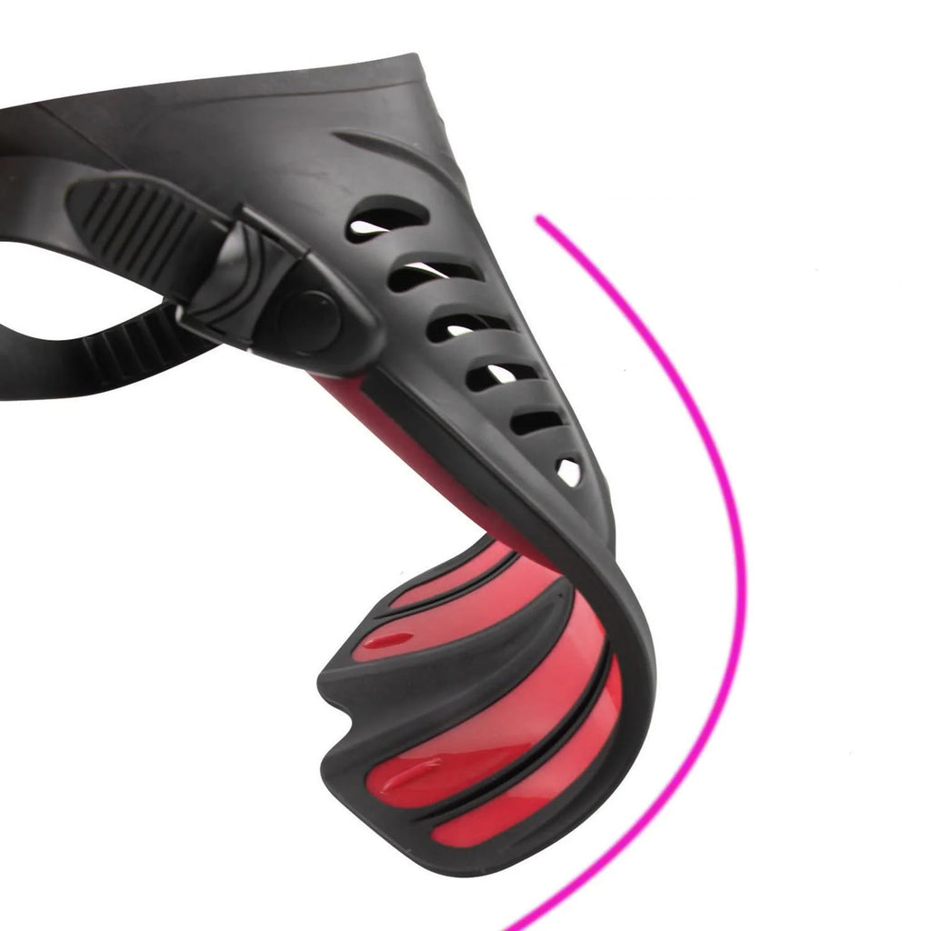Pink Flexible Diving Flippers J305582