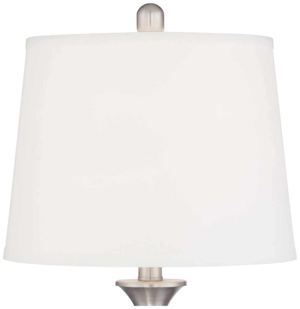 Set of 2 Green-Blue Glass Table Lamps Q9278