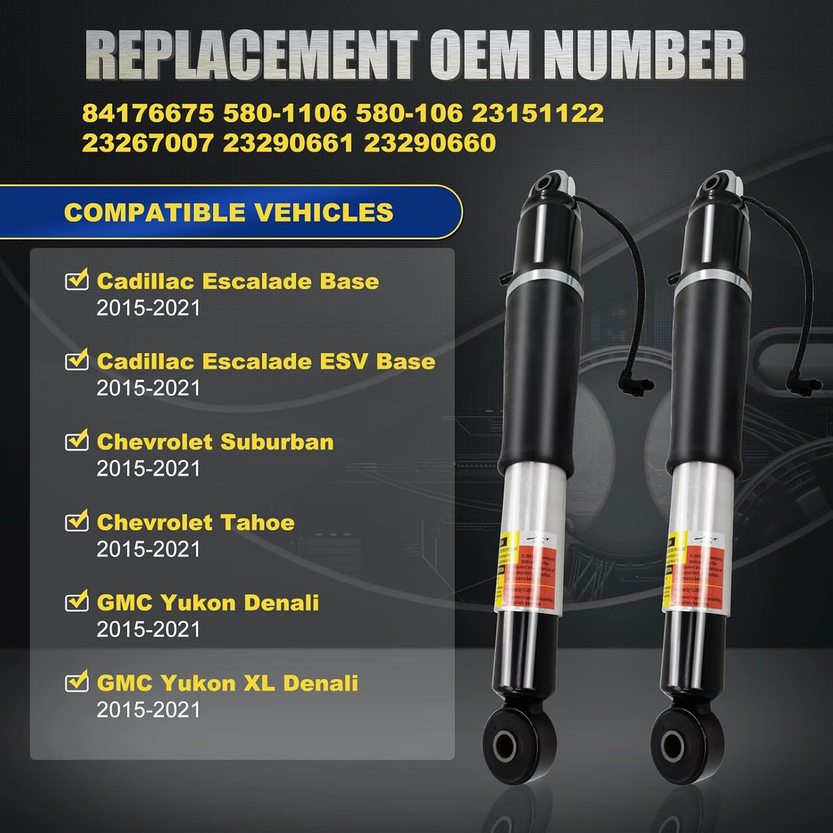 Rear Air Strut Shock Absorbers O59219