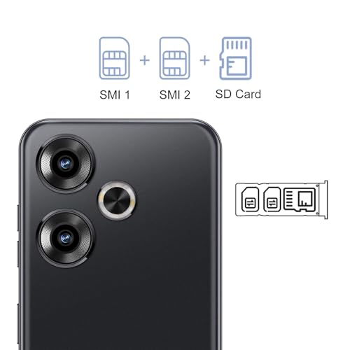 5G Smartphone Android 13 8GB+256GB Snapdragon 8Gen2 6.82" HD Screen 6800mAh Dual SIM Fingerprint Lock GPS Face ID Titanium Grey O837