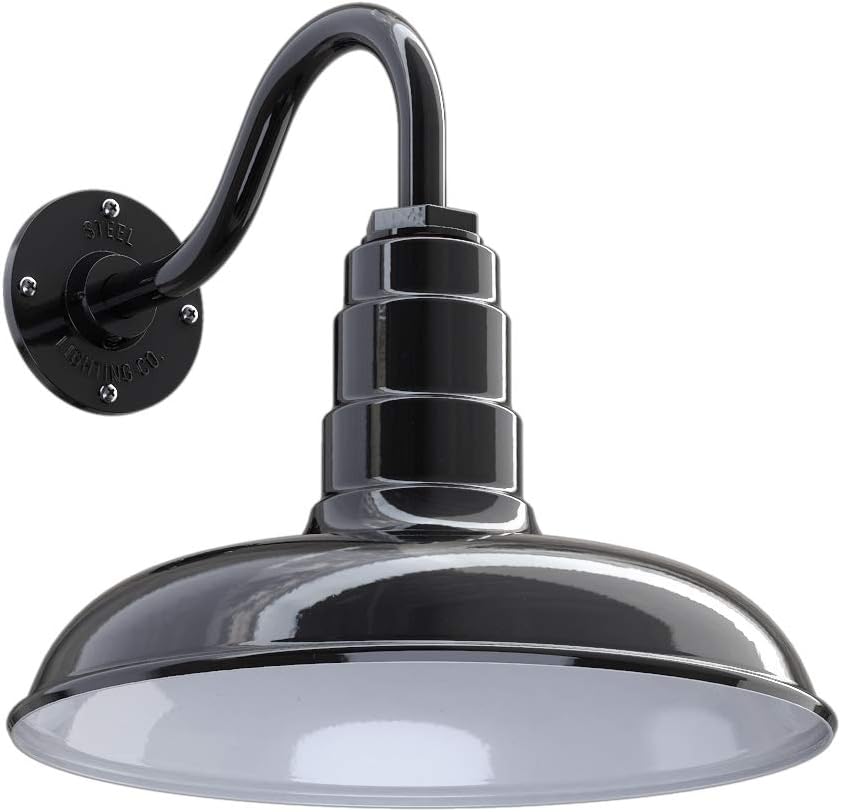Gooseneck Barn Light 16 Gooseneck Black R6080
