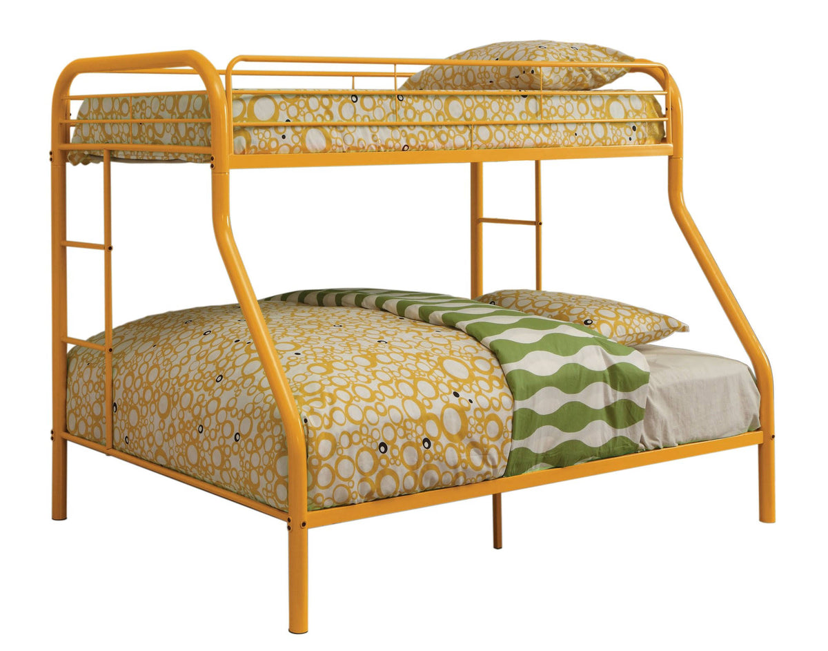 Modern Twin Over Full Bunk Bed with Dual Sided Ladder F715474