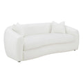White Fabric Upholstered Sofa K59022