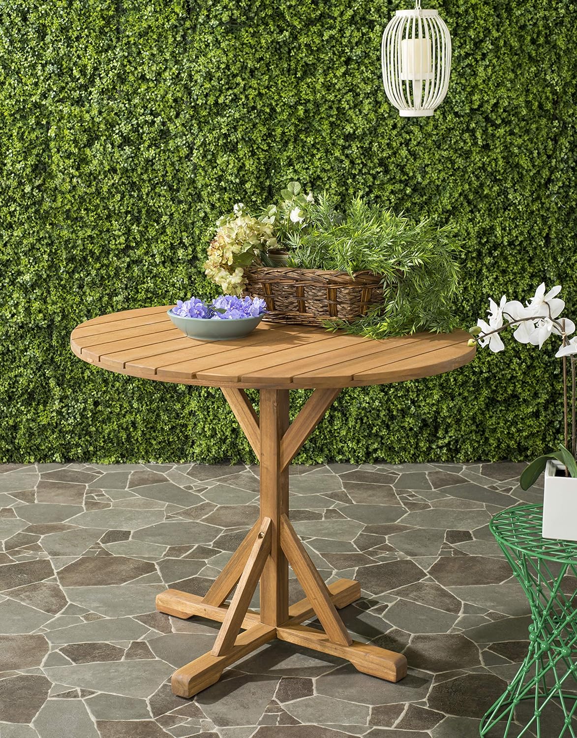 Dark Slate Gray Round Accent Table J472524
