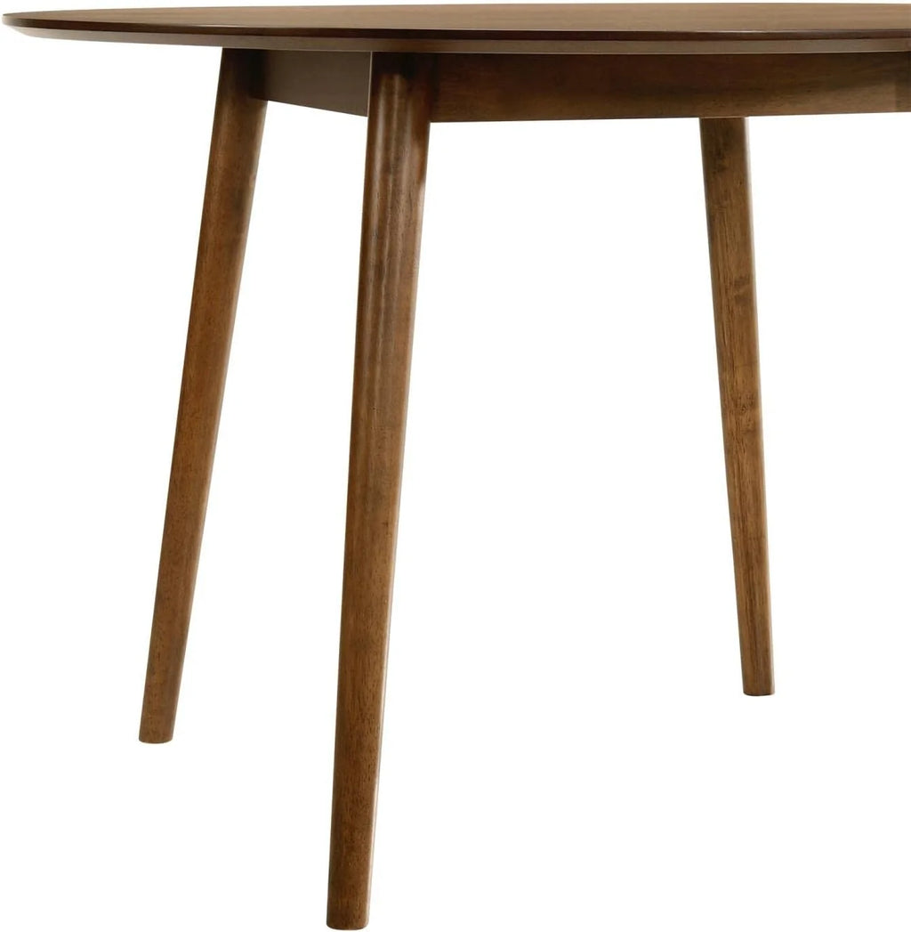 42" Round Walnut Wood Dining Table R603
