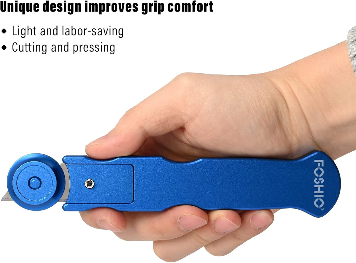 10Pcs Wrapping Paper Cutter Set with Extra Blades and Roller Head Box Cutter H70120
