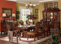 Cherry Oak Dining Table with Double Pedestals X4993
