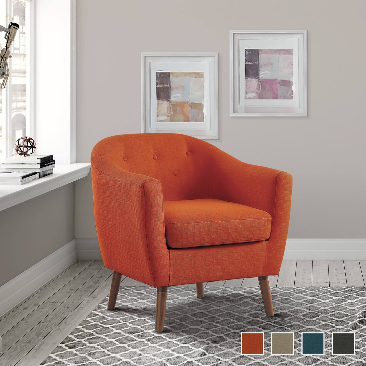 Sage Grey Accent Chair Z391