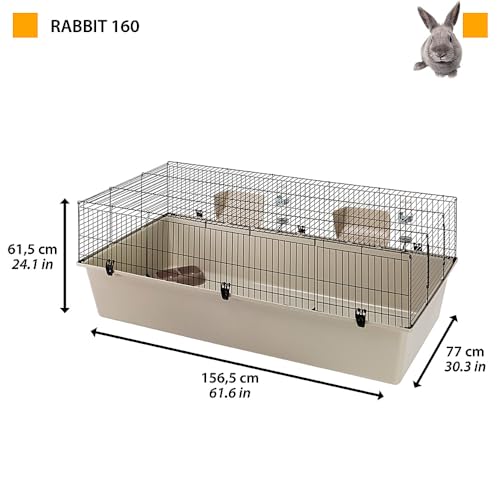 Black Rabbit Cage, 156.5 x 77 x 61.5 cm K976289