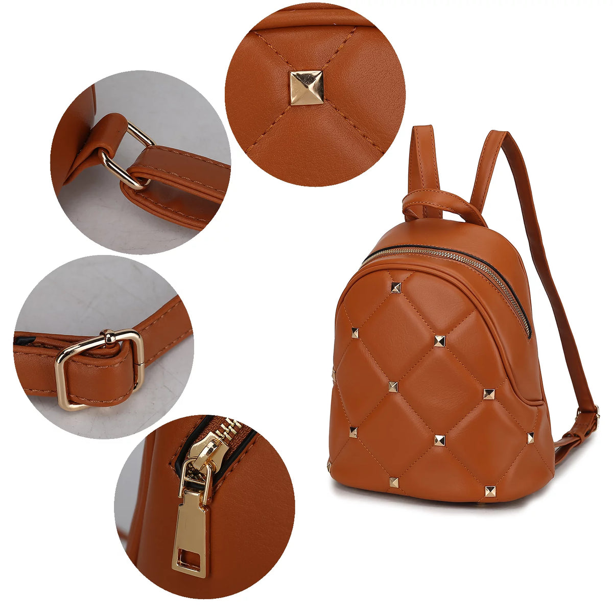 Vegan Leather Medium Backpack J47298