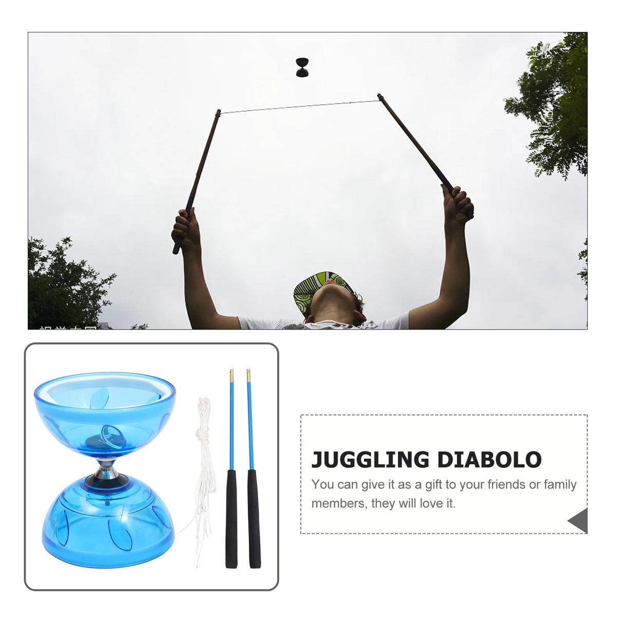 Yoyo Diabolo Juggling Stick Set Y958
