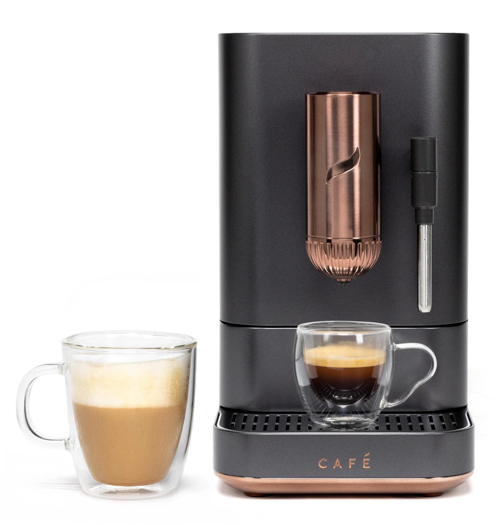 Automatic Espresso Machine with Milk Frother and Bean Grinder, Matte Black, 1.2 Liter U883144