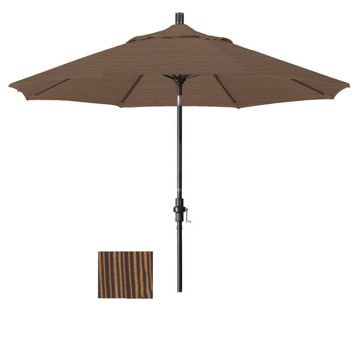 9-Foot Black Aluminum Market Umbrella J8874