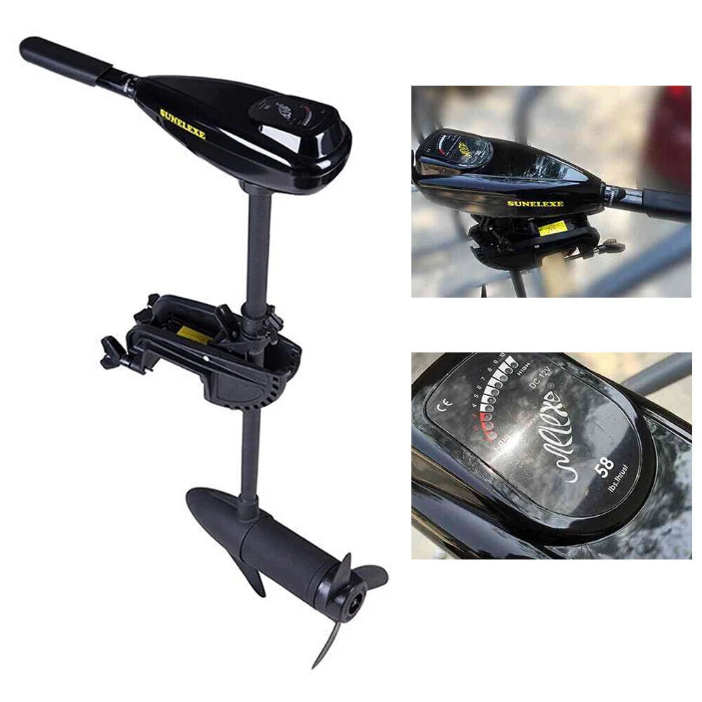 12V Electric Outboard Motor Trolling Engine 58LBS D735952