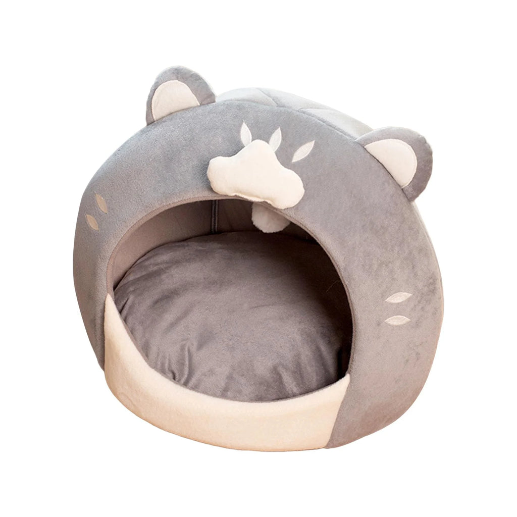 Cat Bed with Plush Ball Inner Cushion Machine Wash M9128