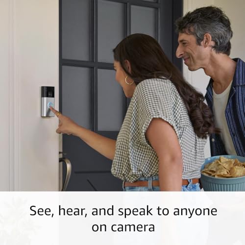 Satin Nickel Battery Doorbell D28534