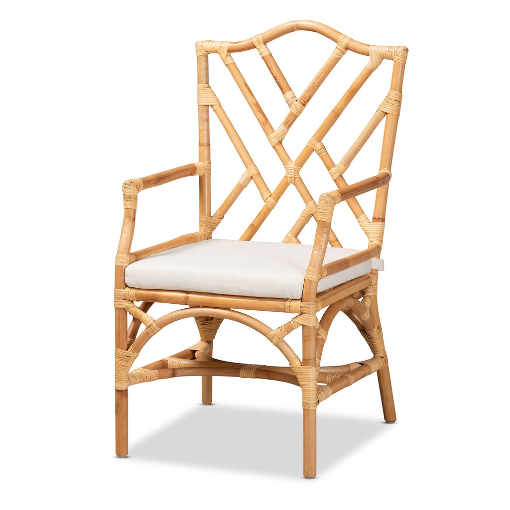 Finished Rattan Armchair D63480
