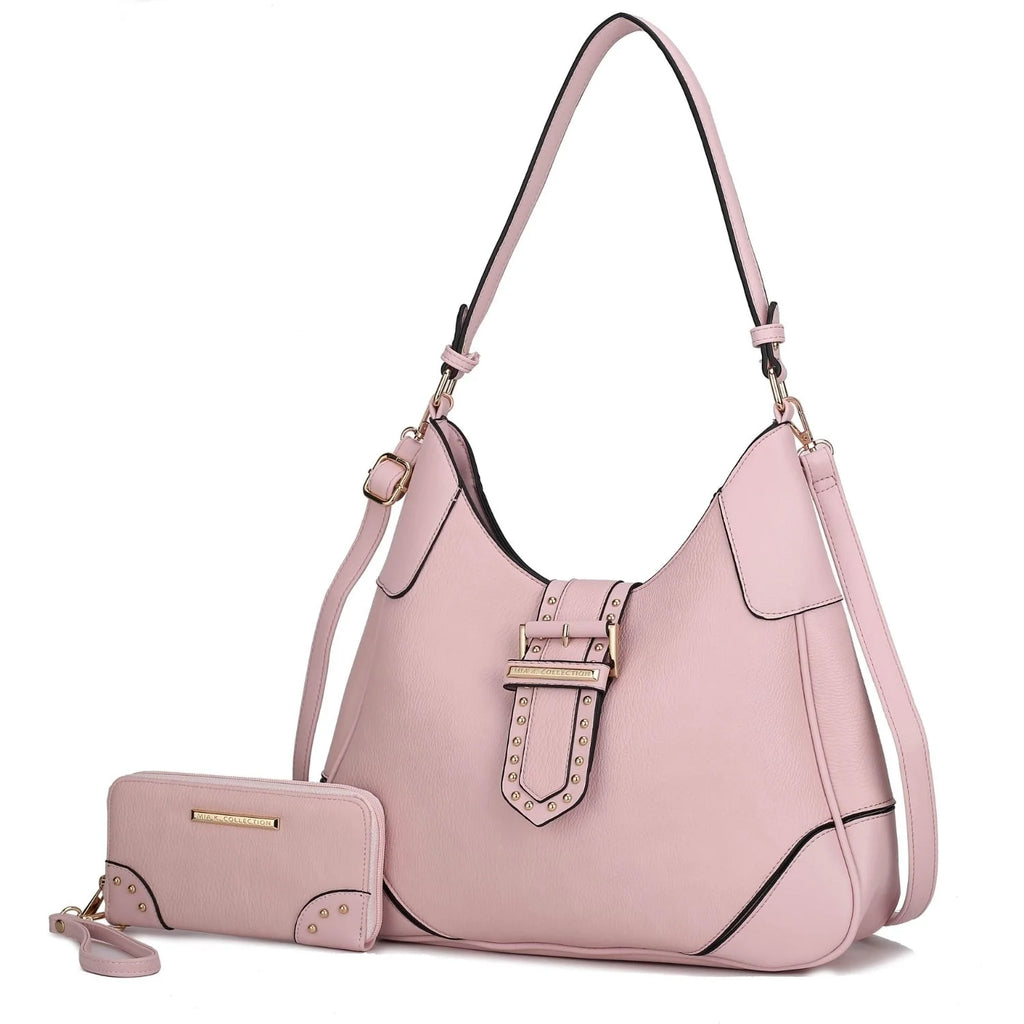 Women's Shoulder Handbag & Matching Wallet 2 Piece Set A855