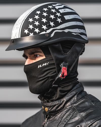Half Helmet Motorcycle Open Face Sun Visor DOT Approved L771