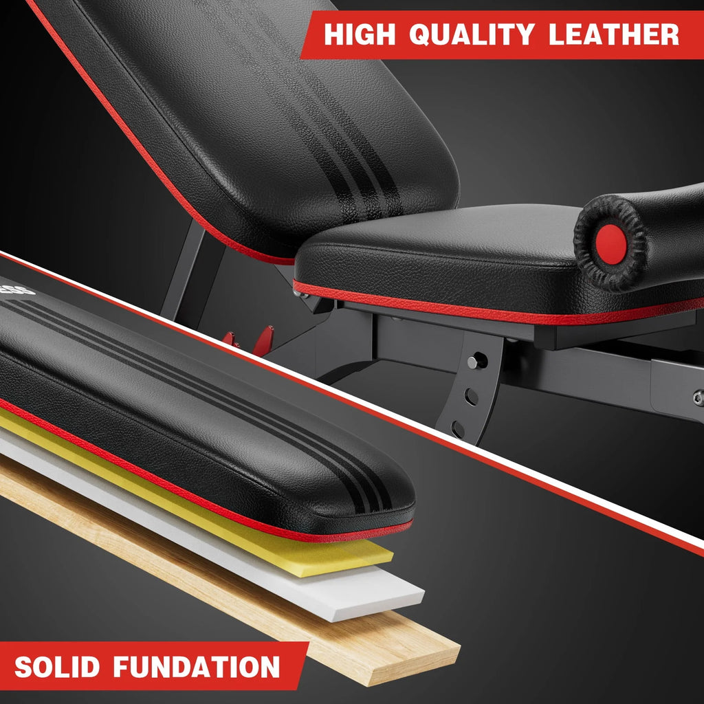 6 Positions Adjustable Foldable Weight Bench R85099