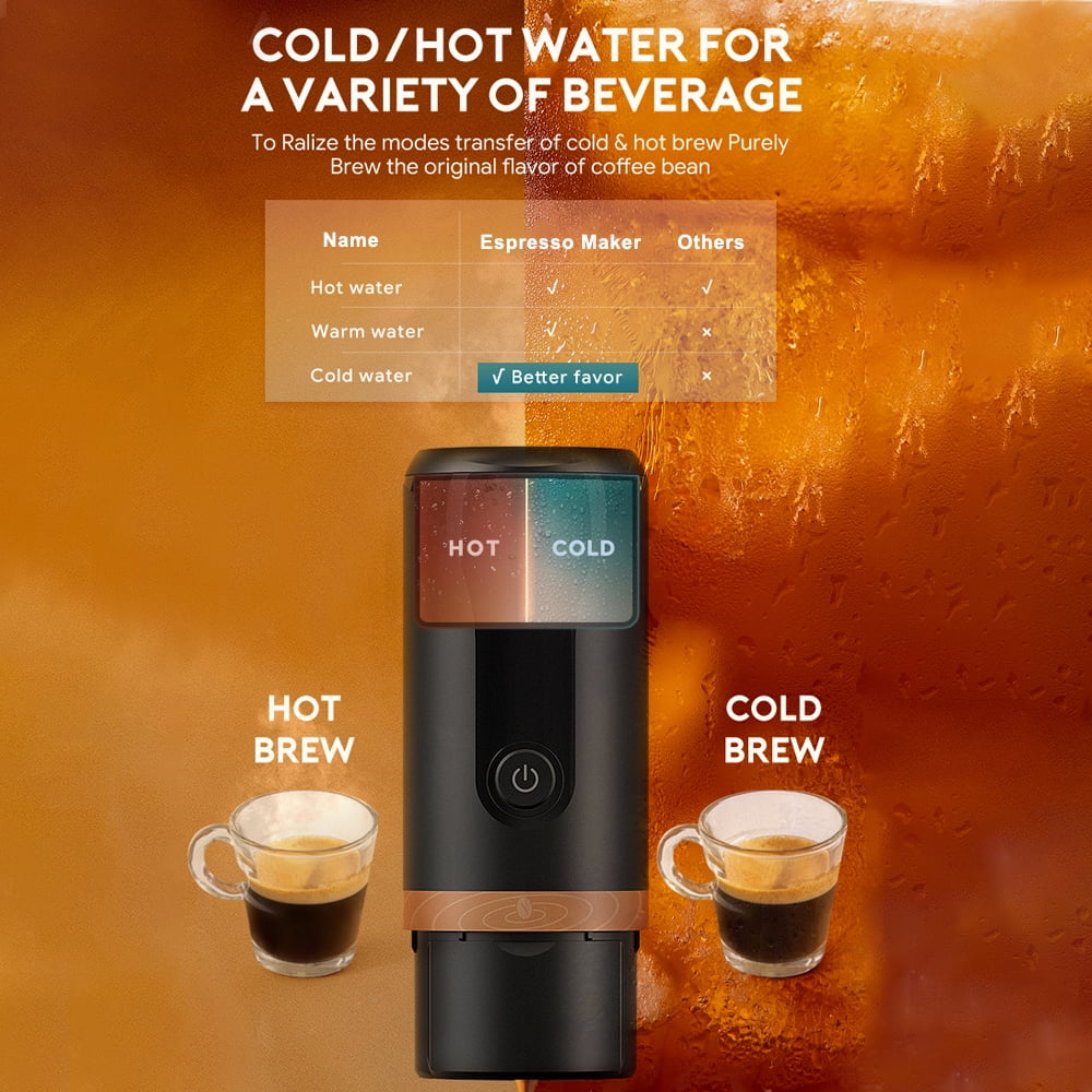 Portable Espresso Machine with 9 Bar Pressure A86006