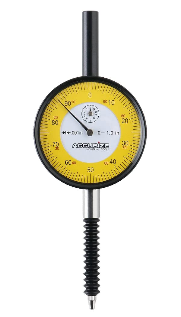 0-1 x 0.001 Lug Back IP54 Shockproof Dial Indicator G624109