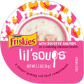 Lil' Soups with Sockeye Salmon in Chicken Broth Lickable Cat Food Topper, 1.2-oz cup, case of 8 H250