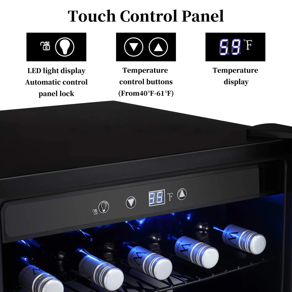 4.4 Cubic Feet 145 Can Beverage Refrigerator Glass Door H904