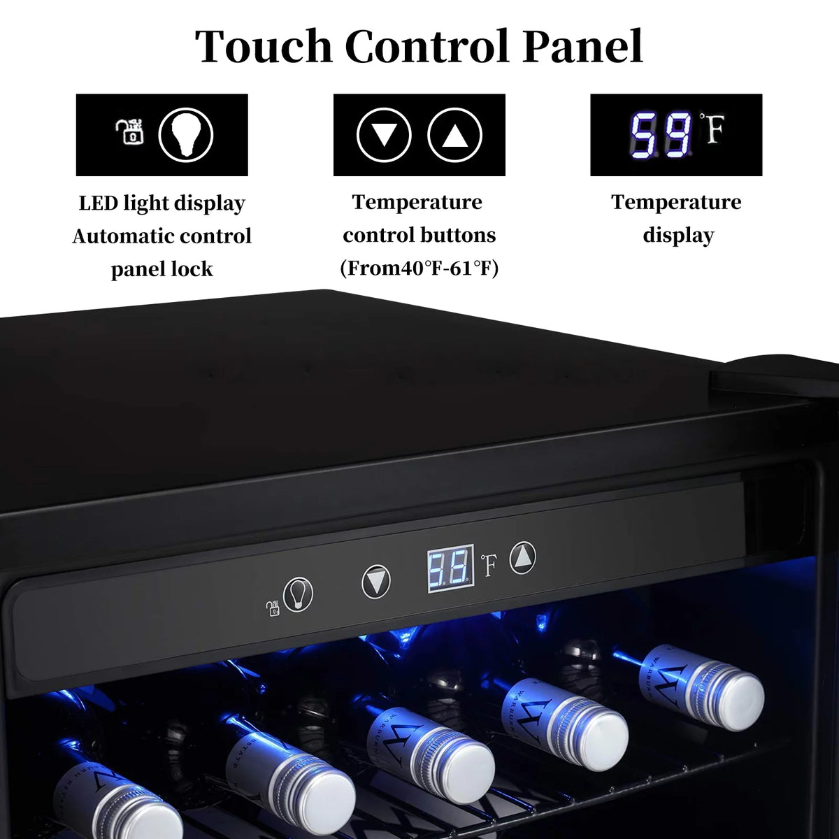 4.4 Cubic Feet 145 Can Beverage Refrigerator Glass Door H904