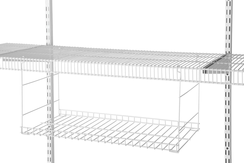 White Hanging Wire Shelf M920