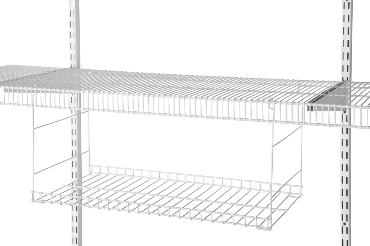 White Hanging Wire Shelf M920