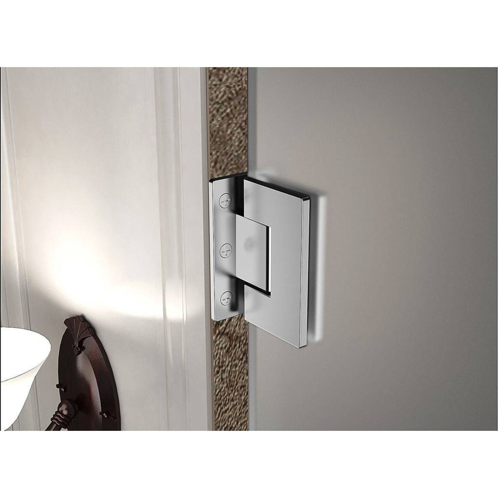 Bronze Frameless Hinged Shower Door G462
