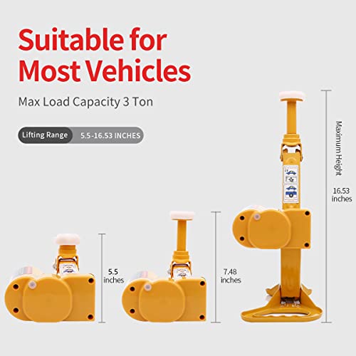 3 Ton 12V Electric Car Jack with Carrying Case S9308