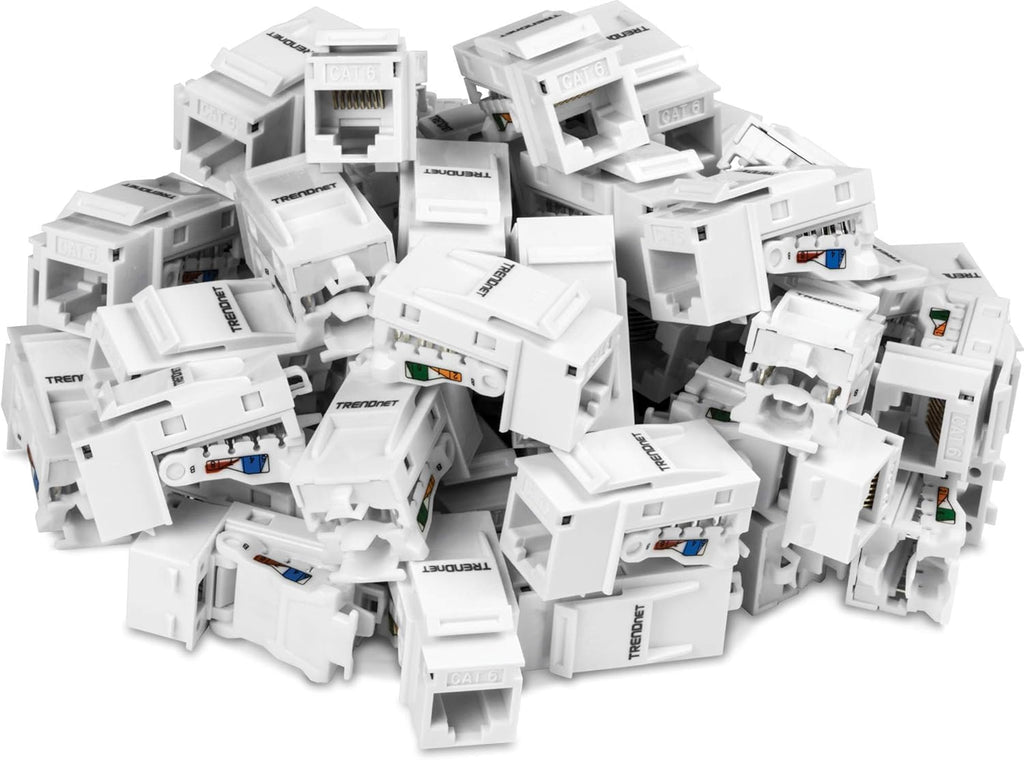 Cat6 RJ45 Keystone Jack 50-Pack C105883