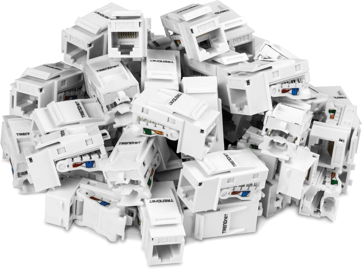 Cat6 RJ45 Keystone Jack 50-Pack C105883