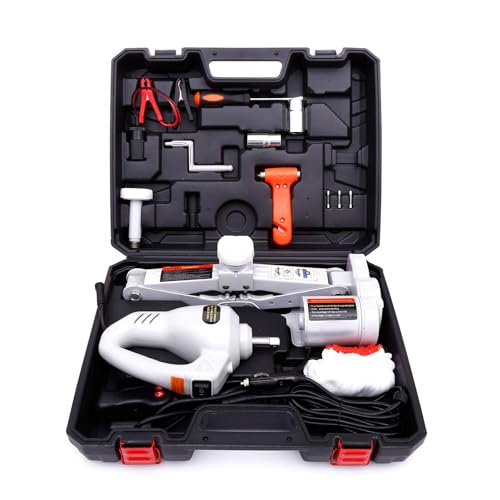 3 Ton 12V Electric Car Jack with Carrying Case S9308