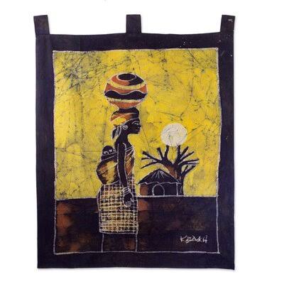 Hand Crafted Batik Cotton Wall Hanging D8466