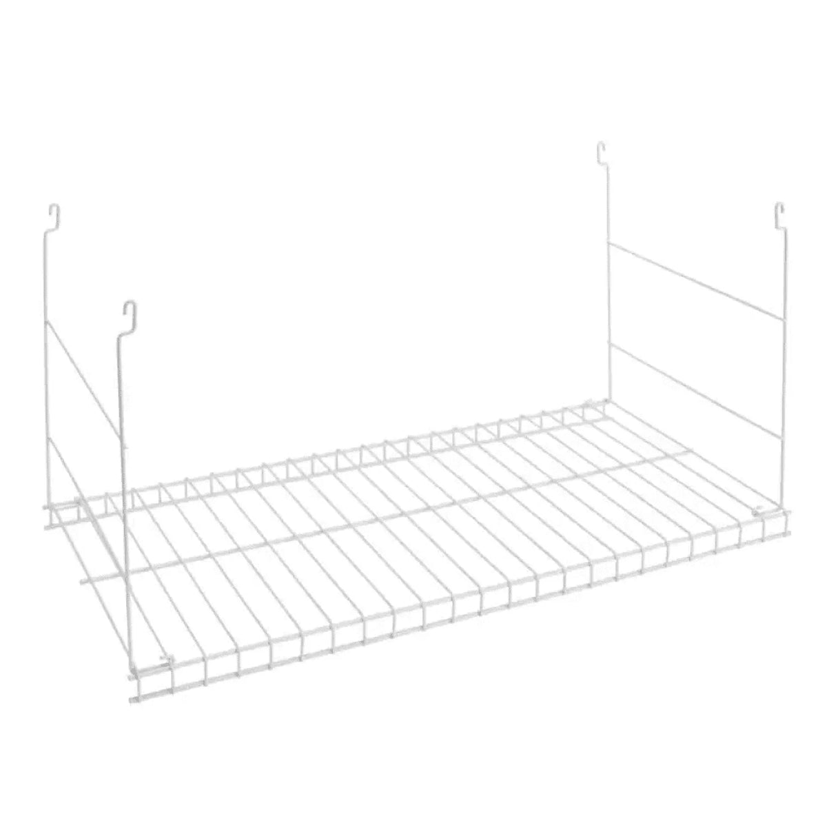 White Hanging Wire Shelf M920