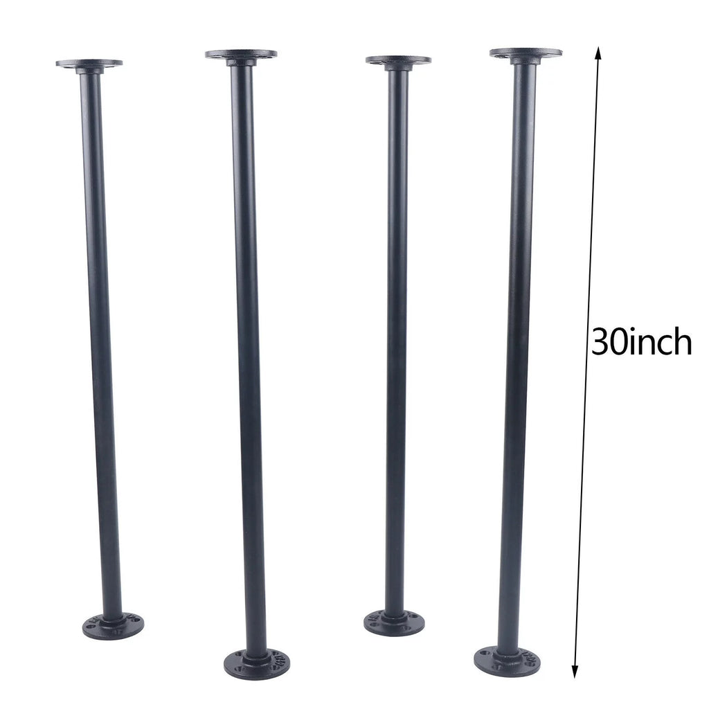 Black Metal Table Legs 4 Pack J124