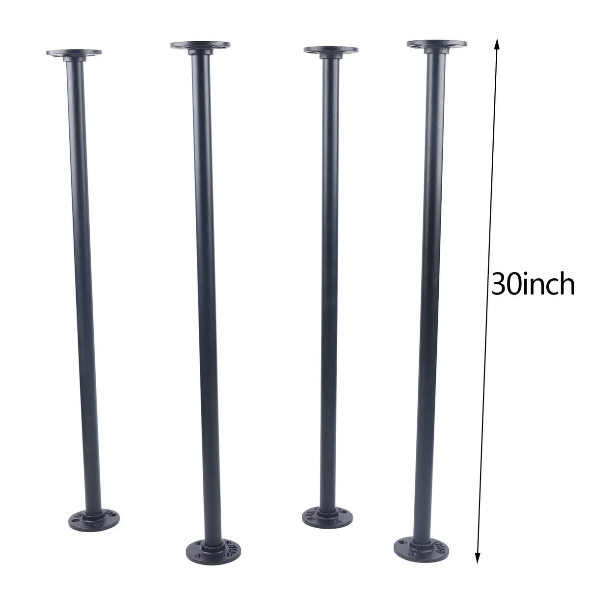 Black Metal Table Legs 4 Pack J124