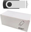 512MB USB 2.0 Flash Drives 100 Pack Black Z784389