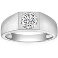 10k White Gold Men's Diamond Wedding Ring D78901