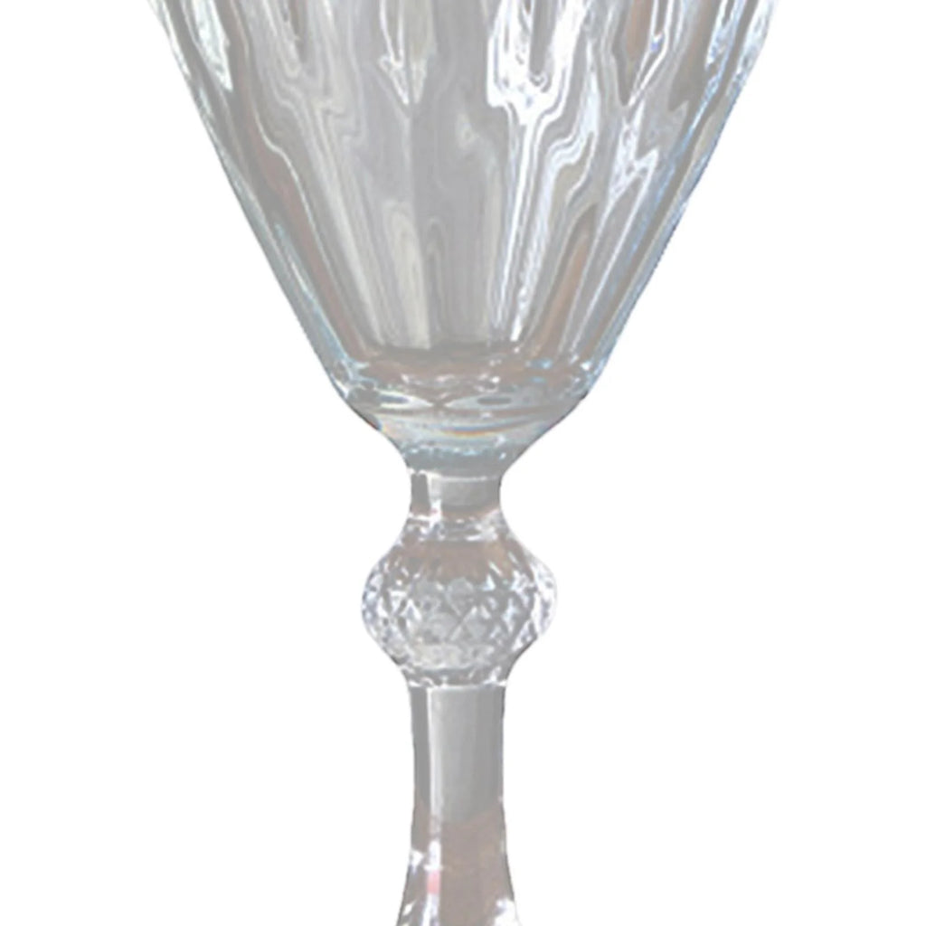 Red Glass Champagne Glasses 245ml L3671