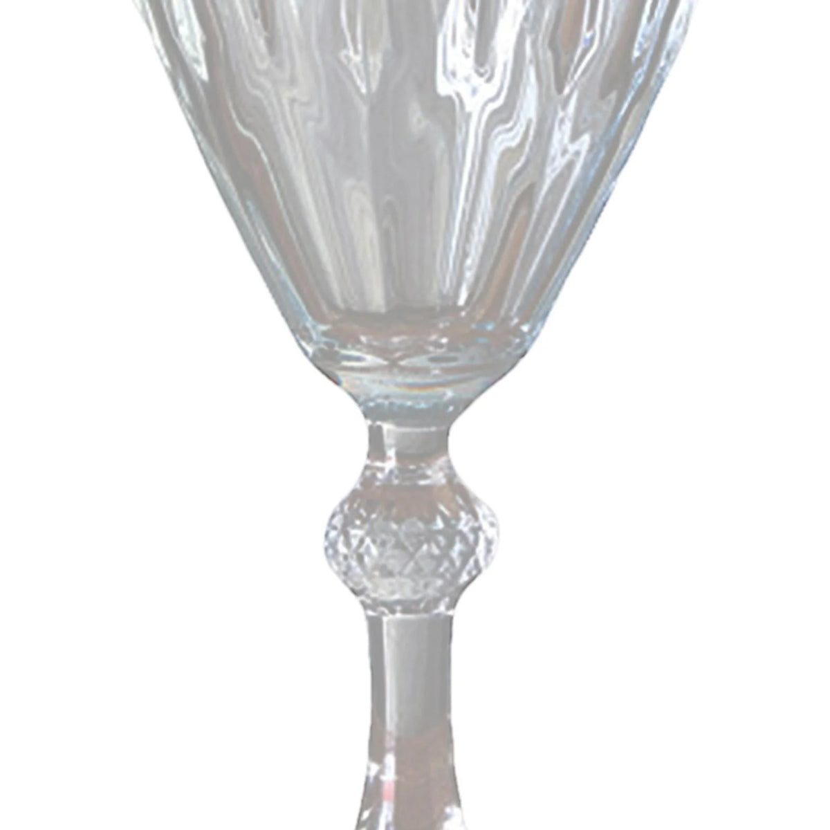 Red Glass Champagne Glasses 245ml L3671