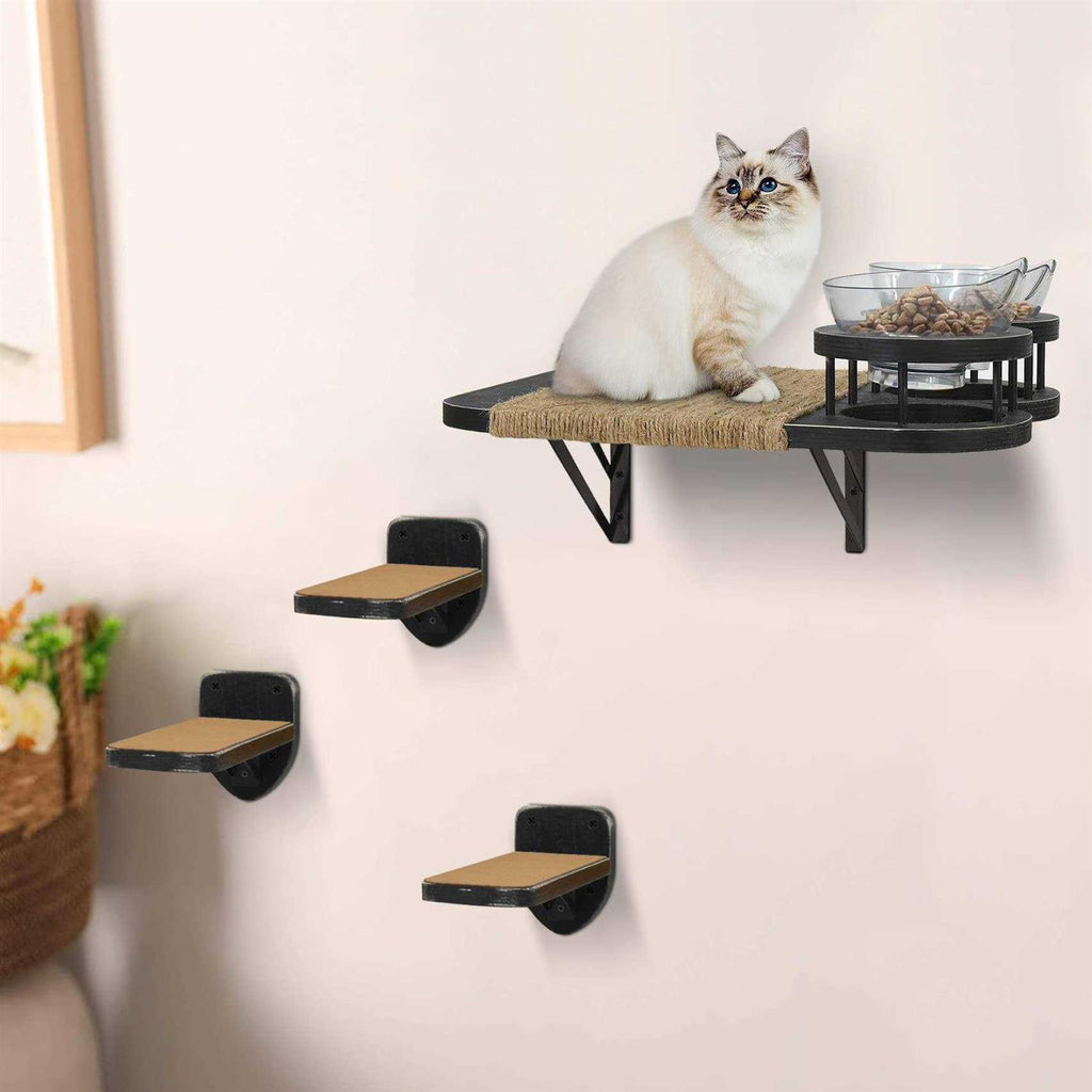 Cat Hammock Wall Shelves with 3 Steps Q7583