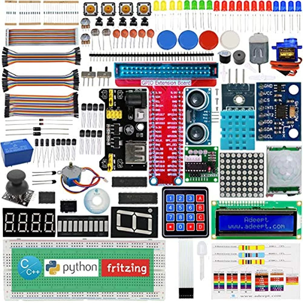 Raspberry Pi 3 2 Model B/B+ Starter Learning Kit F51388
